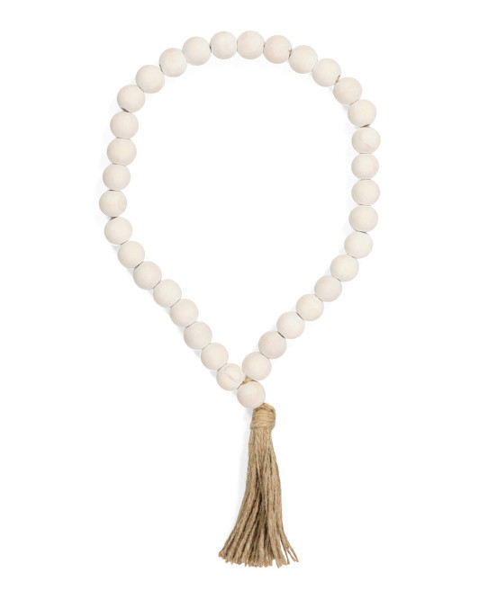 17in Decorative Beads With Tassel | TJ Maxx