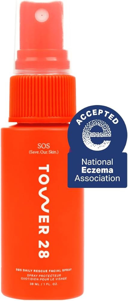 Tower 28 SOS Daily Rescue Facial Spray for Sensitive Skin, Hypochlorous Acid Spray Helps Reduce R... | Amazon (US)