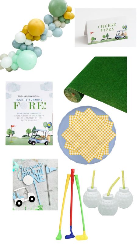 A golf themed birthday party! We’re planning a bday party for my son turning ‘Fore’ and he is currently very into golf so this them will be perfect and so fun to put together.

#LTKparties #LTKfamily #LTKkids