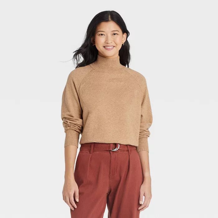 Women's Lightweight Turtleneck Pullover Sweater - A New Day™ | Target