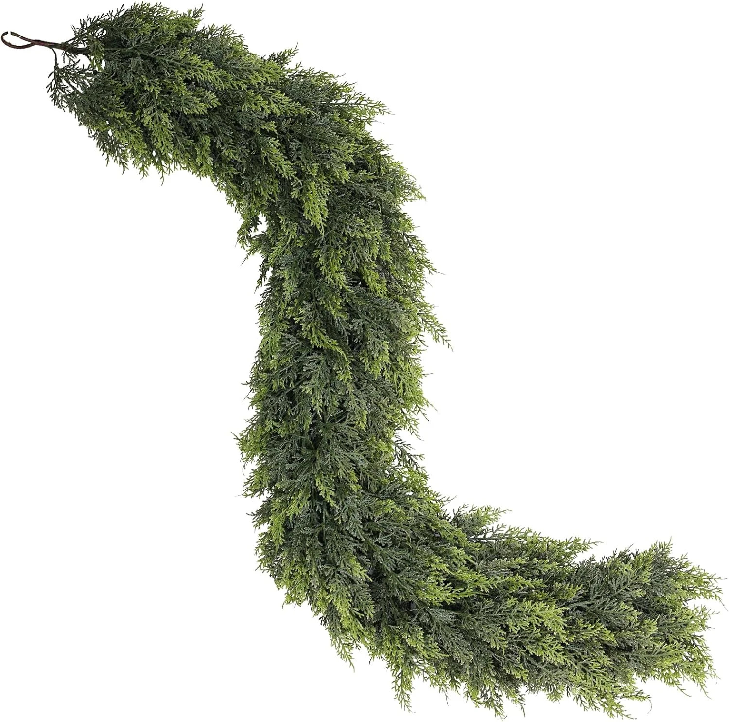 6FT Real Touch Cedar Garland - Artificial Christmas Garland Fake Green Faux Thick and Lush Pine N... | Walmart (US)