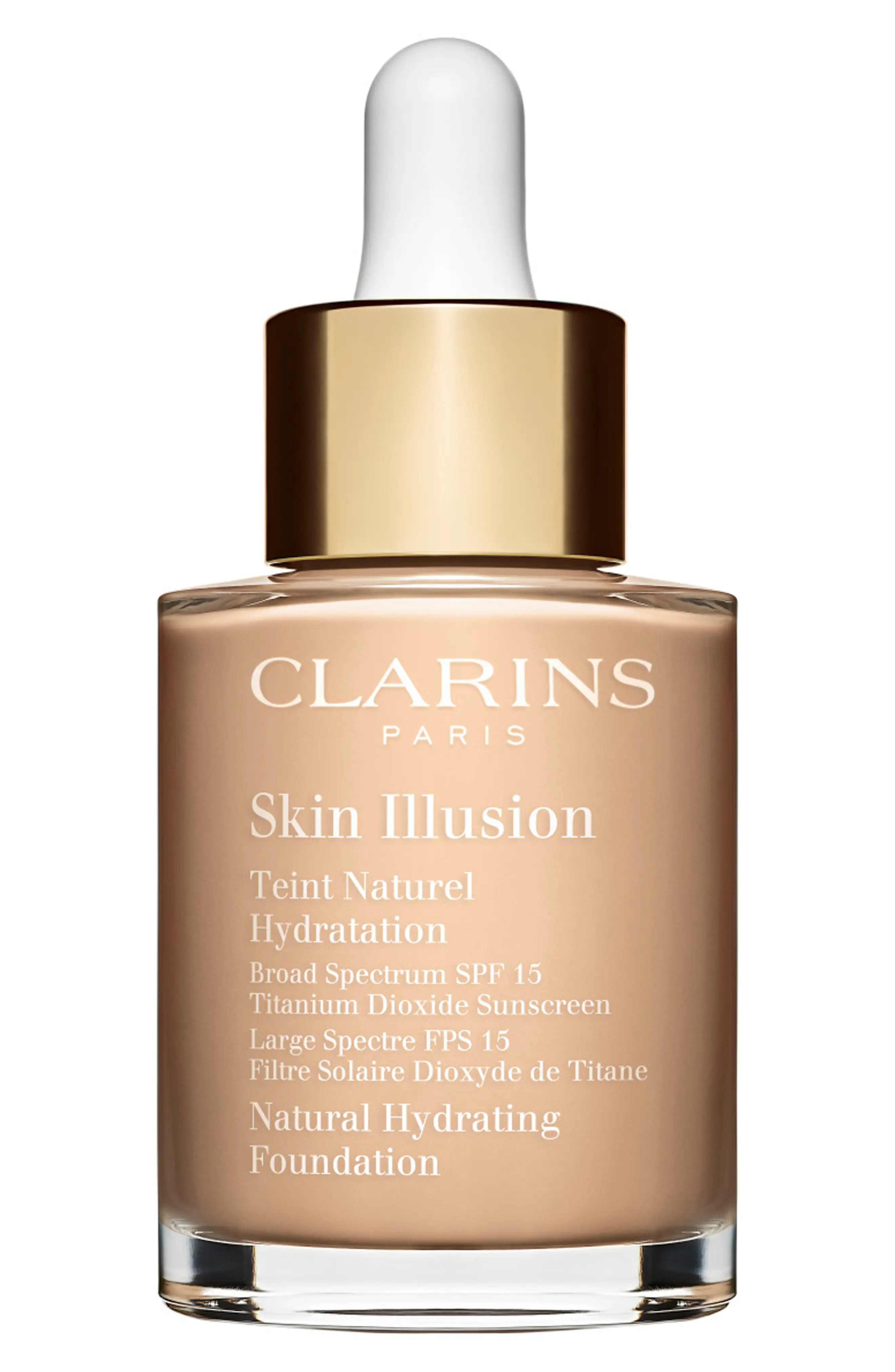Clarins Skin Illusion Natural Hydrating Foundation - 105 - Nude | Nordstrom