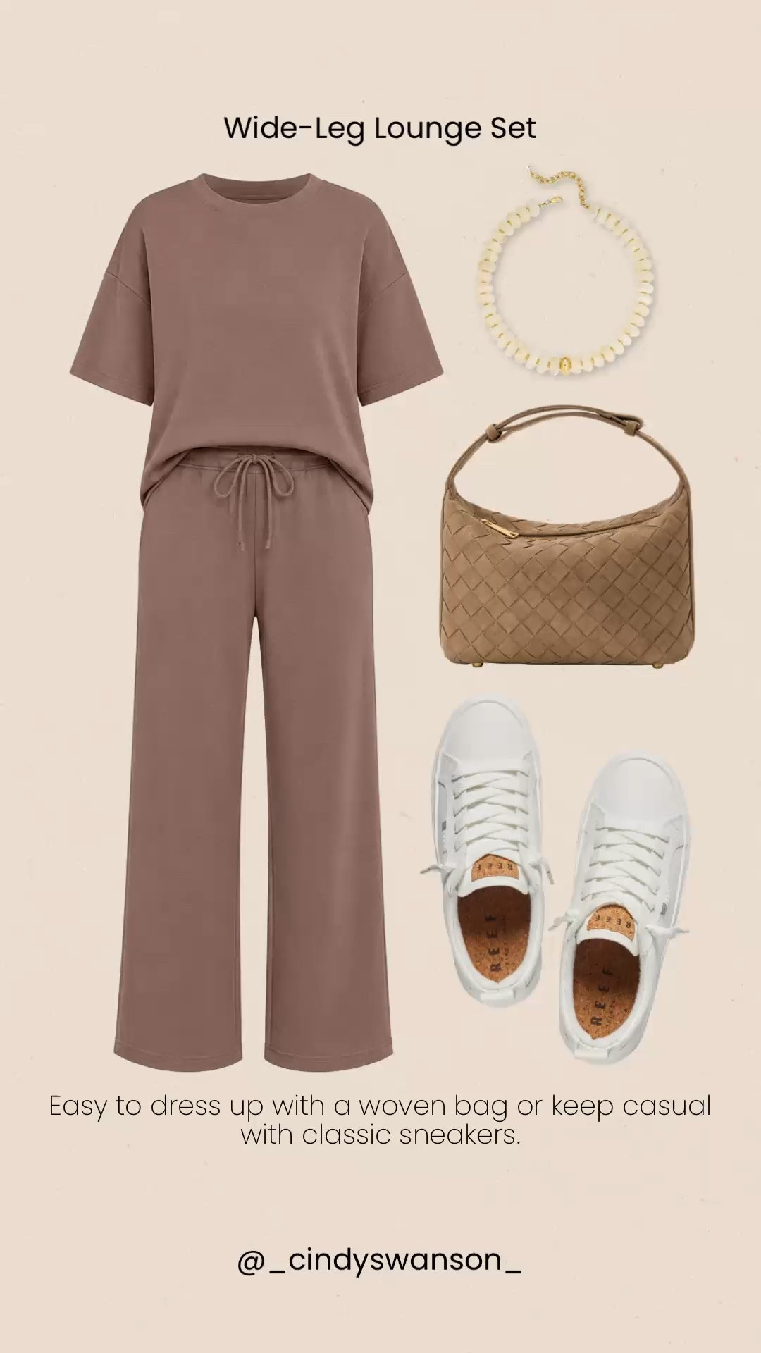 This wide-leg lounge set is one of those pieces you’ll reach for again and again. Soft, comfortable, and easy to dress up with a woven bag or keep casual with classic white sneakers, it’s an effortless outfit that works well beyond lounging at home.

💡 LTK MADE EASY
❤️ Heart = Support my posts!
🔖 Save = Get sale & restock alerts
📋 Lists = Keep favorites organized
📲 Share = Send lists and products to a friend. Hello, Christmas List!
💬 Comment = Ask me anything about what I’m wearing. :-)

#LTKootd #LTKOver40