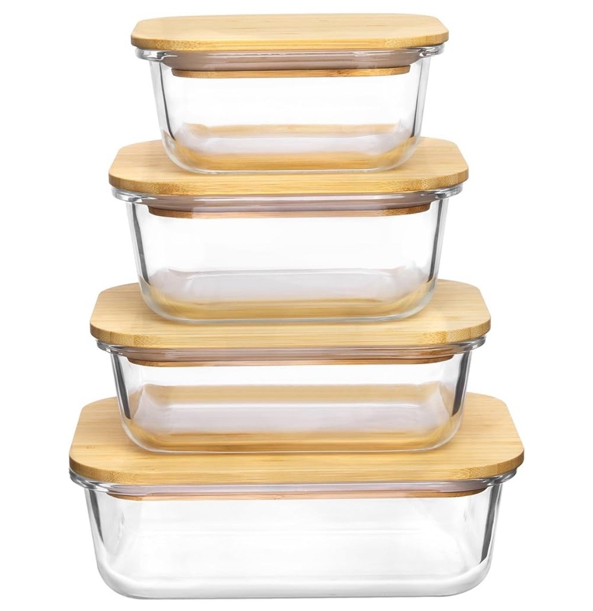 Vtopmart Glass Food Storage Containers with Bamboo Lids, 4 Pack Meal Prep Glass Containers Safe for Microwave, Oven, Freezer and Dishwasher, BPA Free #ltkhome#topperwear#glasstopperweae#glasscontainer

#LTKFindsUnder100 #LTKFindsUnder50