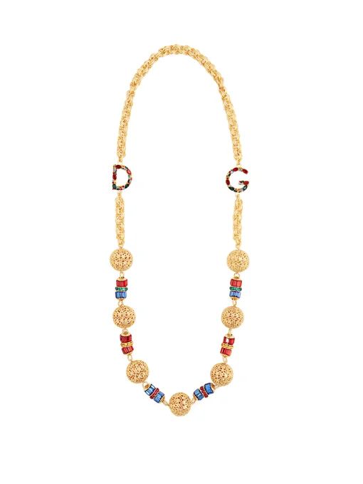 Charm-embellished chain necklace | Dolce & Gabbana | Matches (US)