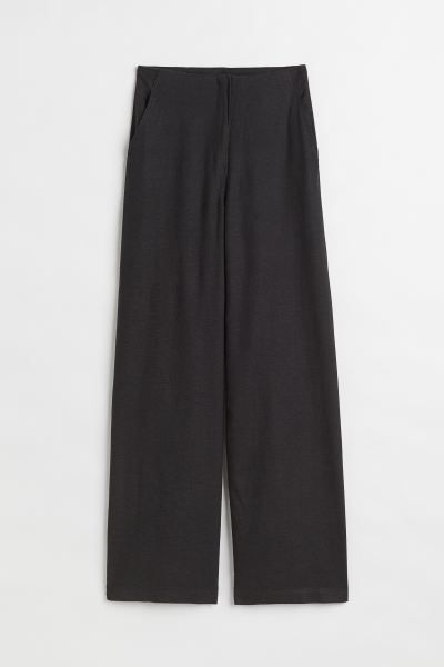 Wide linen-blend trousers | H&M (US + CA)