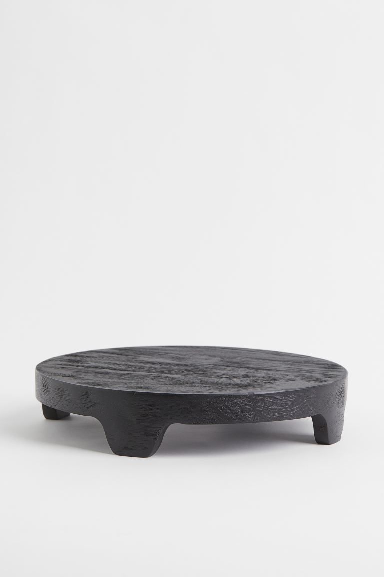 Round Mango Wood Serving Tray | H&M (US + CA)