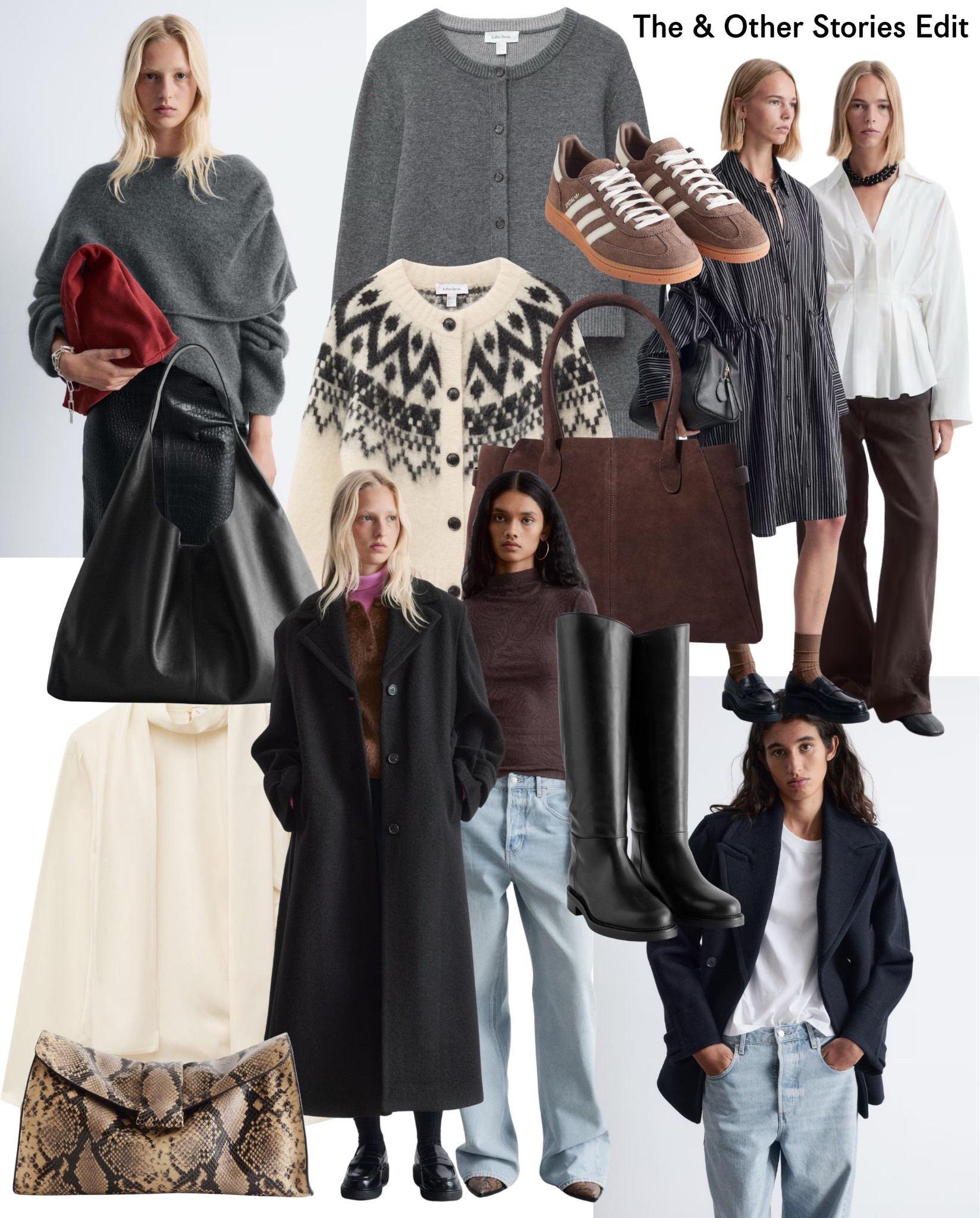 The & Other Stories Edit 

Autumn | Fall | Autumnoutfit | Bag | Jacket | Cost | Jumper | Shoes | Jumper | Work | City

#LTKuk #LTKworkwear #LTKautumn