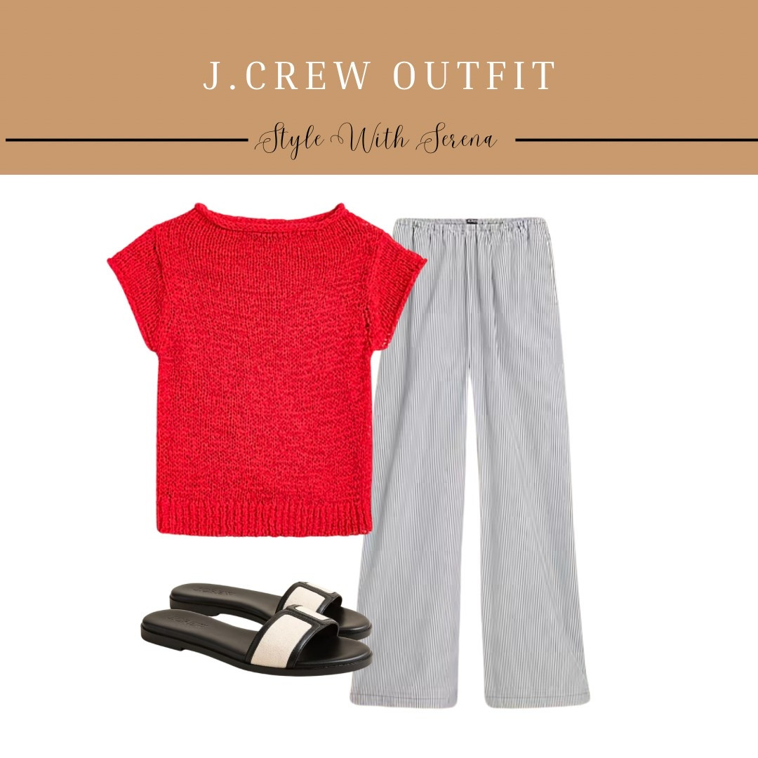 Jcrew outfit, jcrew style, jcrew fashion, summer outfit, linen pants, sandals 

#LTKStyleTip #LTKSummerEdit #LTKOver40