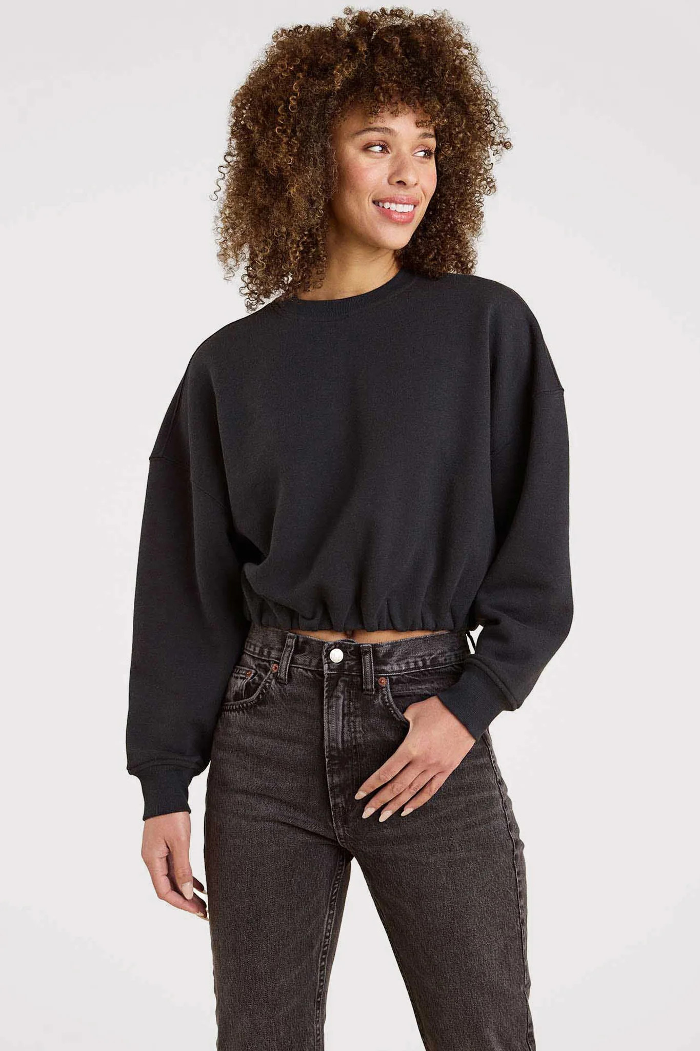 Vintage Fleece
      
    
  
  Cinch Waist Sweatshirt | nuuds