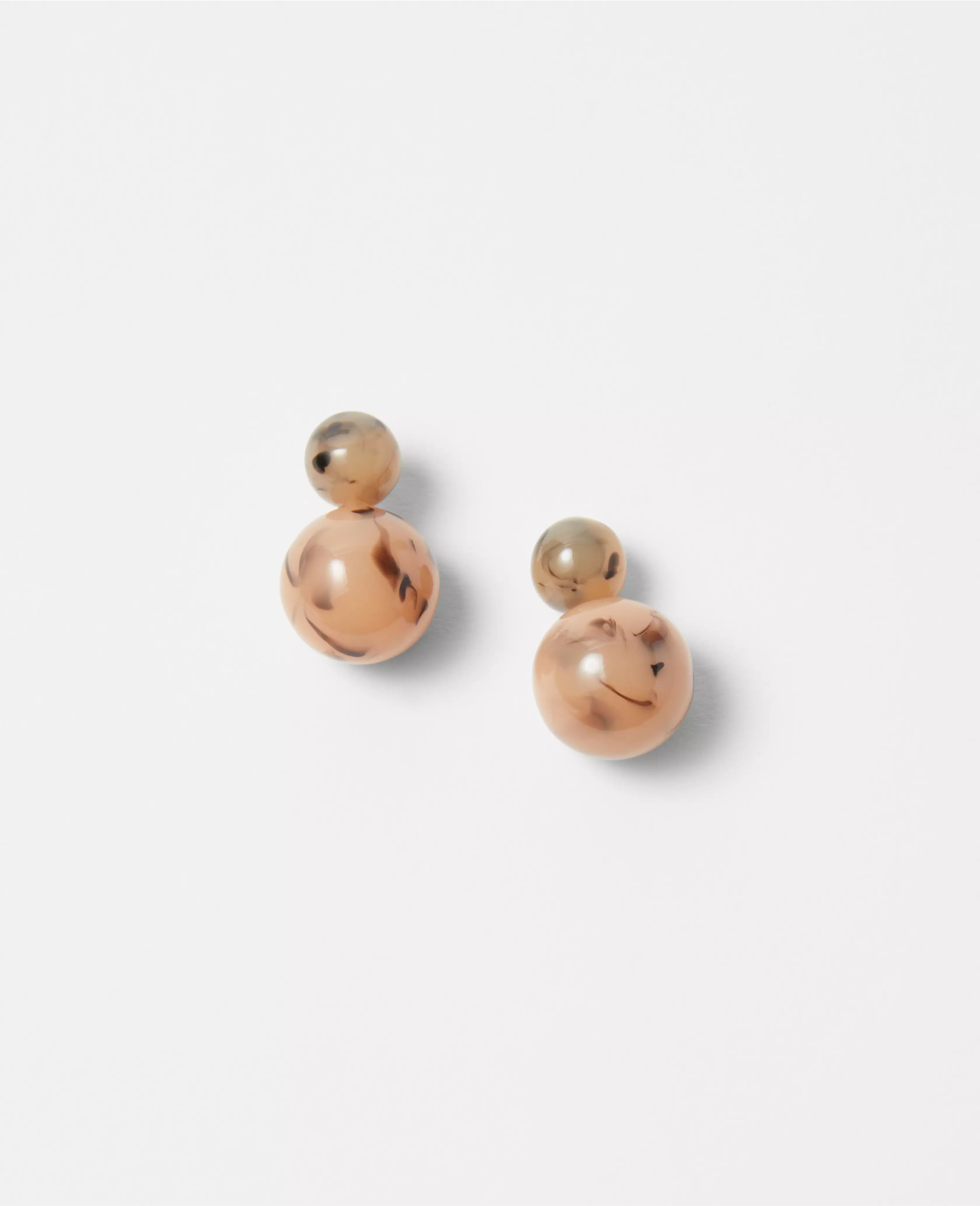 Tortoiseshell Print Ball Drop Earrings | Ann Taylor (US)