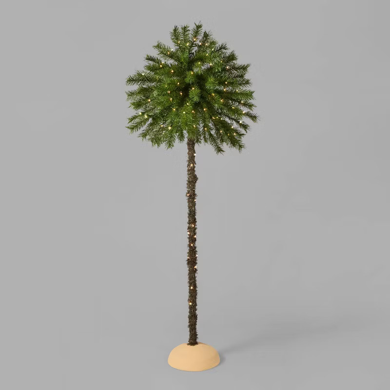 6ft Pre-Lit Artificial Palm Tree Clear Lights - Wondershop™ | Target