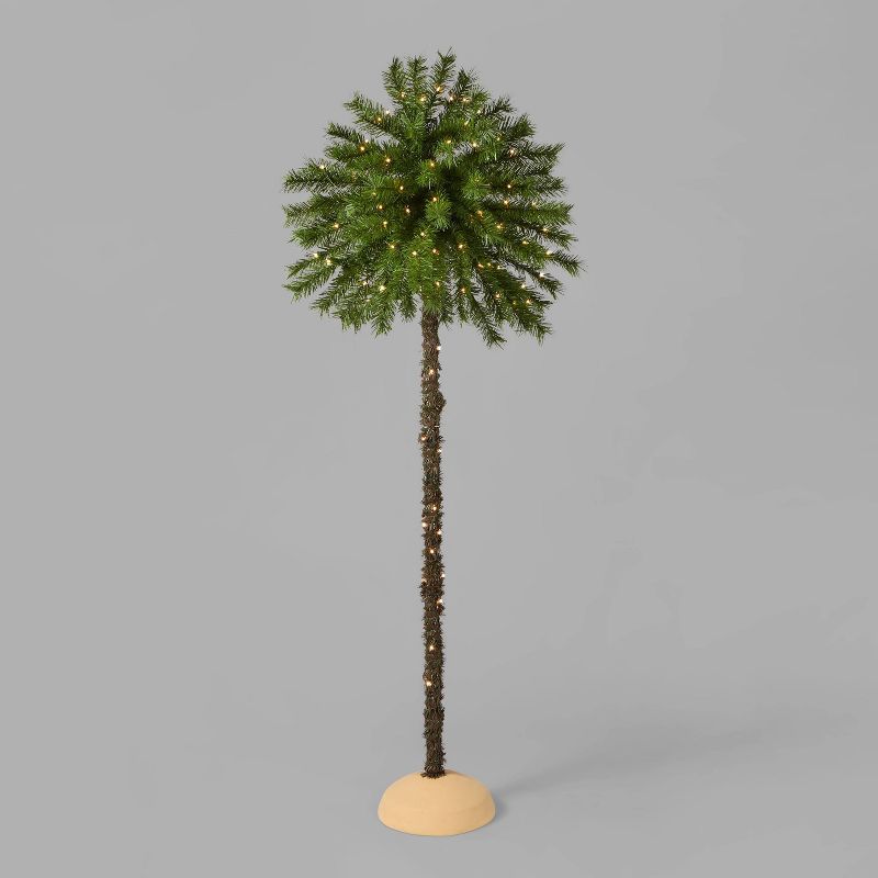 6ft Pre-Lit Artificial Palm Tree Clear Lights - Wondershop™ | Target