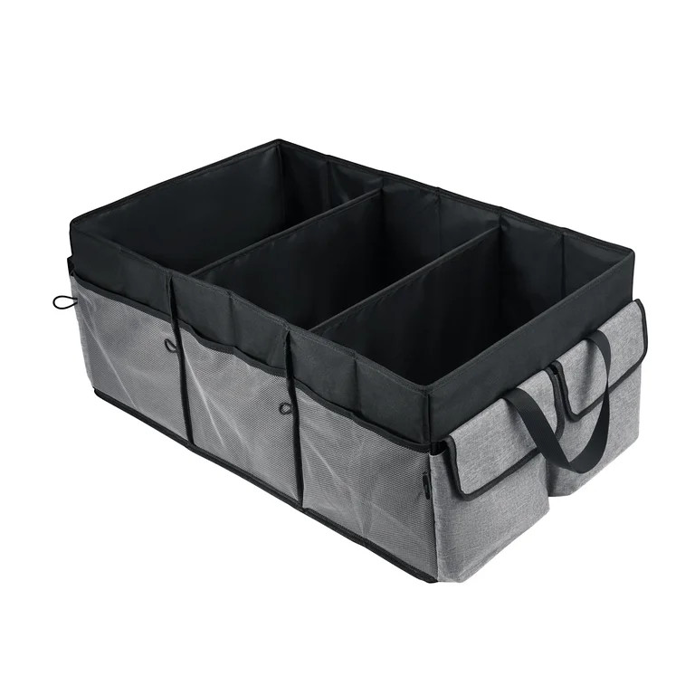 Auto Drive Super Jumbo Trunk Collapsed Organizer for Car ,3 Compartments 26.77x16.33x11.22" | Walmart (US)