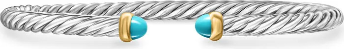 David Yurman Cable Flex Bracelet in Sterling Silver with 14K Yellow Gold | Nordstrom | Nordstrom