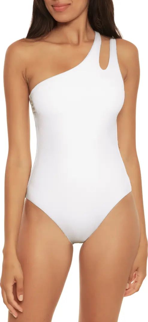 Becca Pucker Up One-Shoulder One-Piece Swimsuit | Nordstrom | Nordstrom