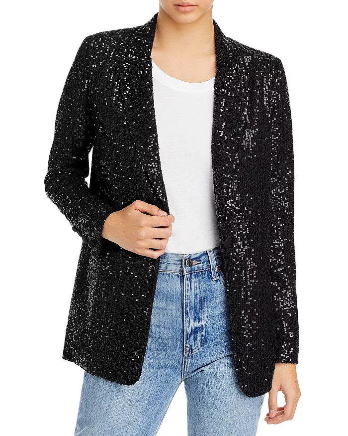 AQUA Sequined Blazer - 100% Exclusive Women - Bloomingdale's | Bloomingdale's (US)