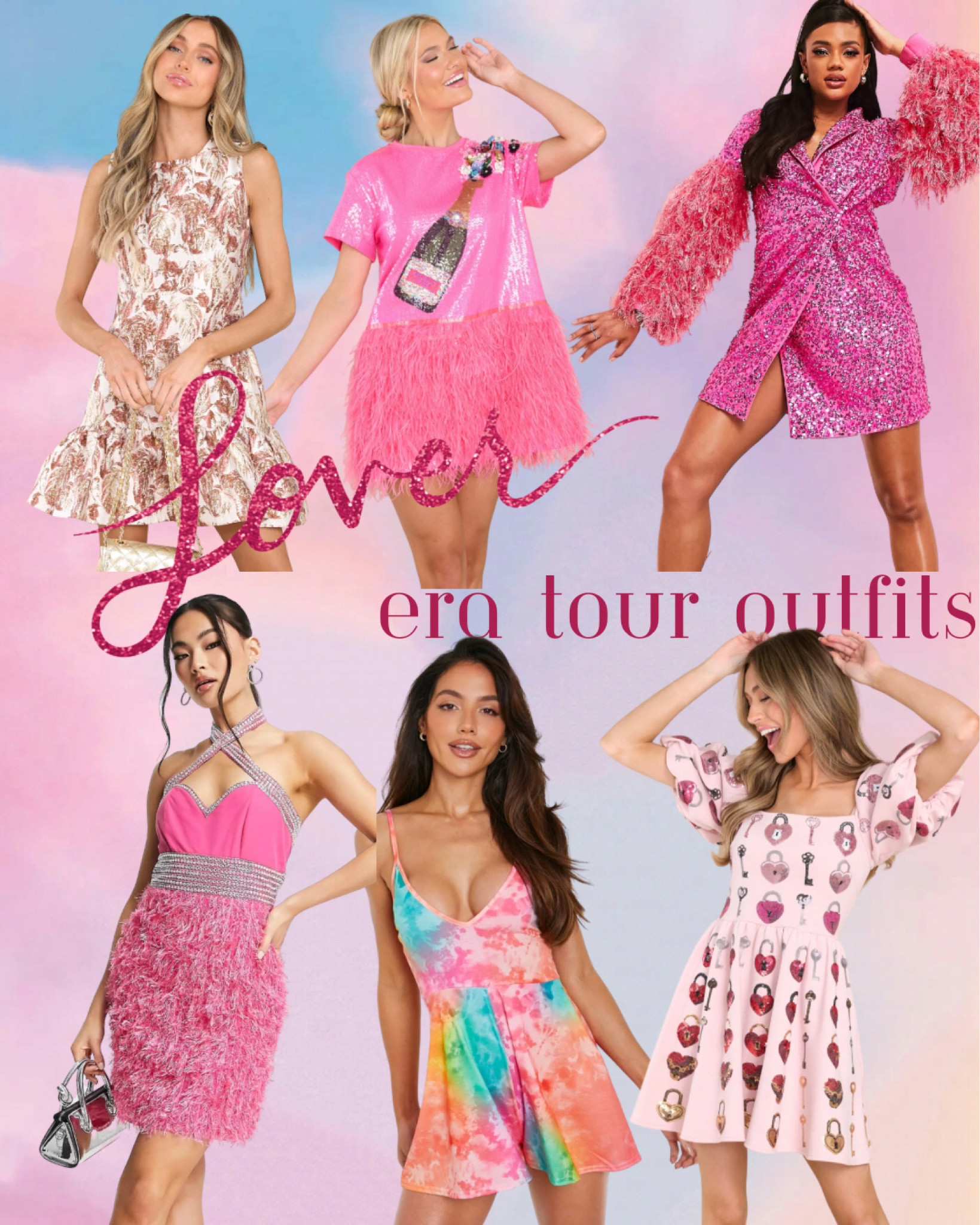 Taylor Swift Lover era Taylor swift concert outfit idea the eras tour Coachella outfit concert outfit music festival outfit the eras tour outfit Taylor swift outfit sequin dress heart print dress pastel colored dress 



#LTKU #LTKFestival #LTKFind