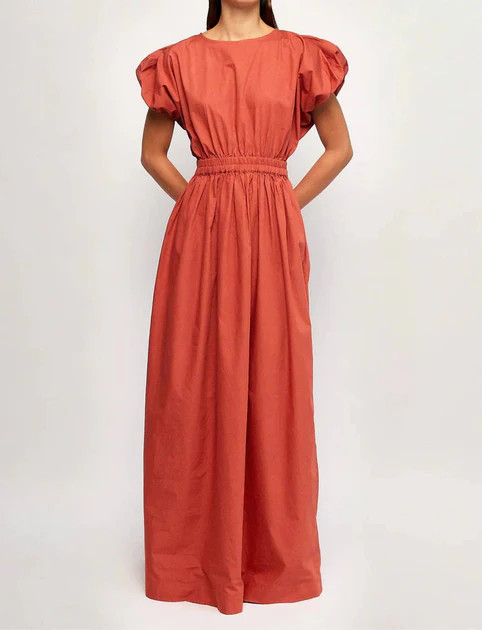 Tapered Maxi Dress In Optimist | Shop Simon