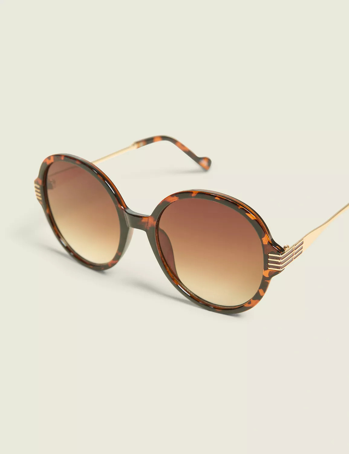 Tortoiseshell Round Sunglasses | Lane Bryant (US)