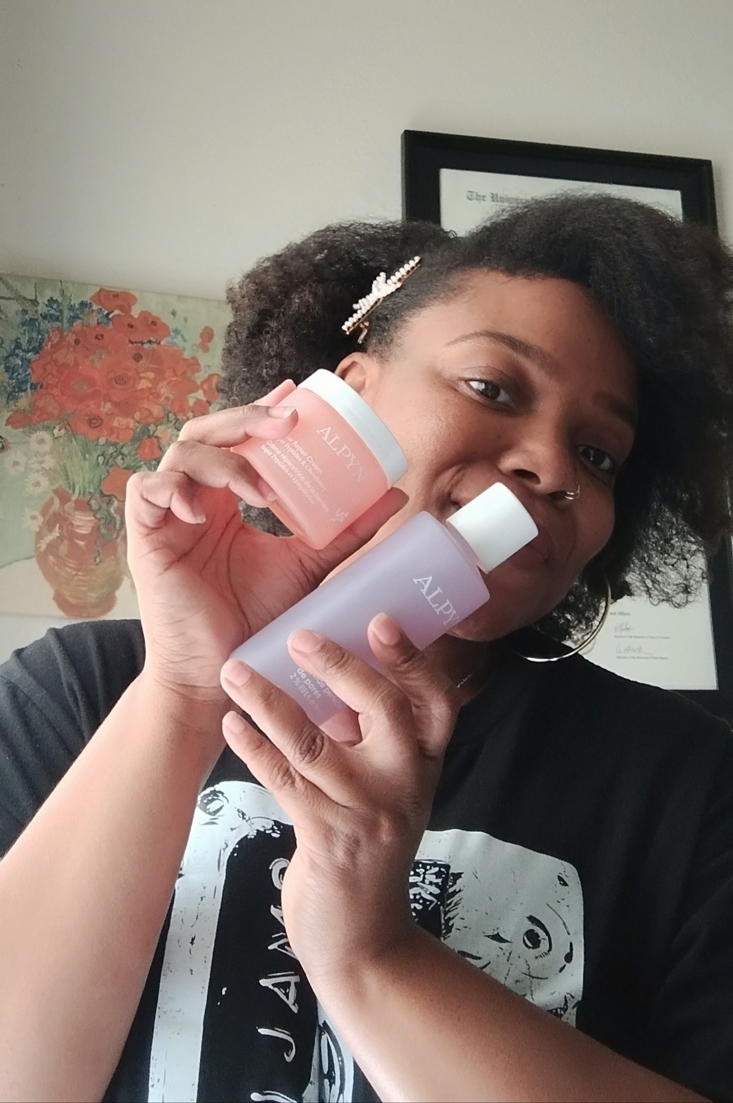 What's been clearing up my acne, brightening dark spots and removing dead skin?👀 Alpyn Beauty! I've seen a difference in using the moisturizing cream and liquid exfoliator.🩷💜

#LTKselfcare #LTKBeauty #LTKmorningroutine