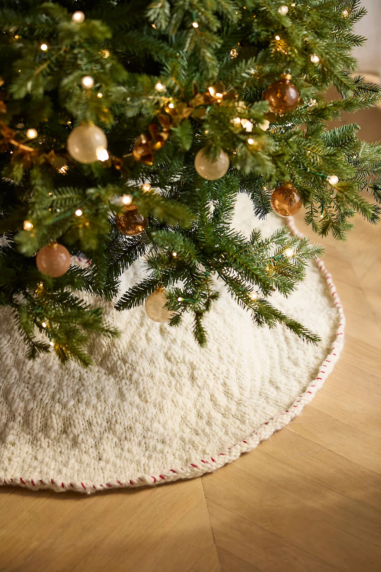 Chunky Knit Tree Skirt | Anthropologie (US)