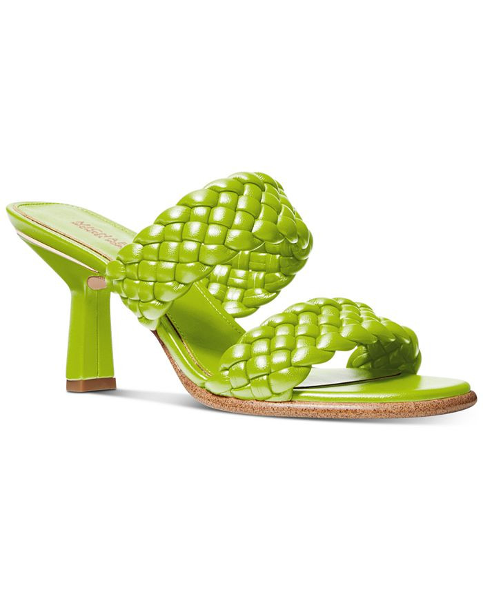 Michael Kors Women's Amelia Slip-On Woven Mules & Reviews - Sandals - Shoes - Macy's | Macys (US)