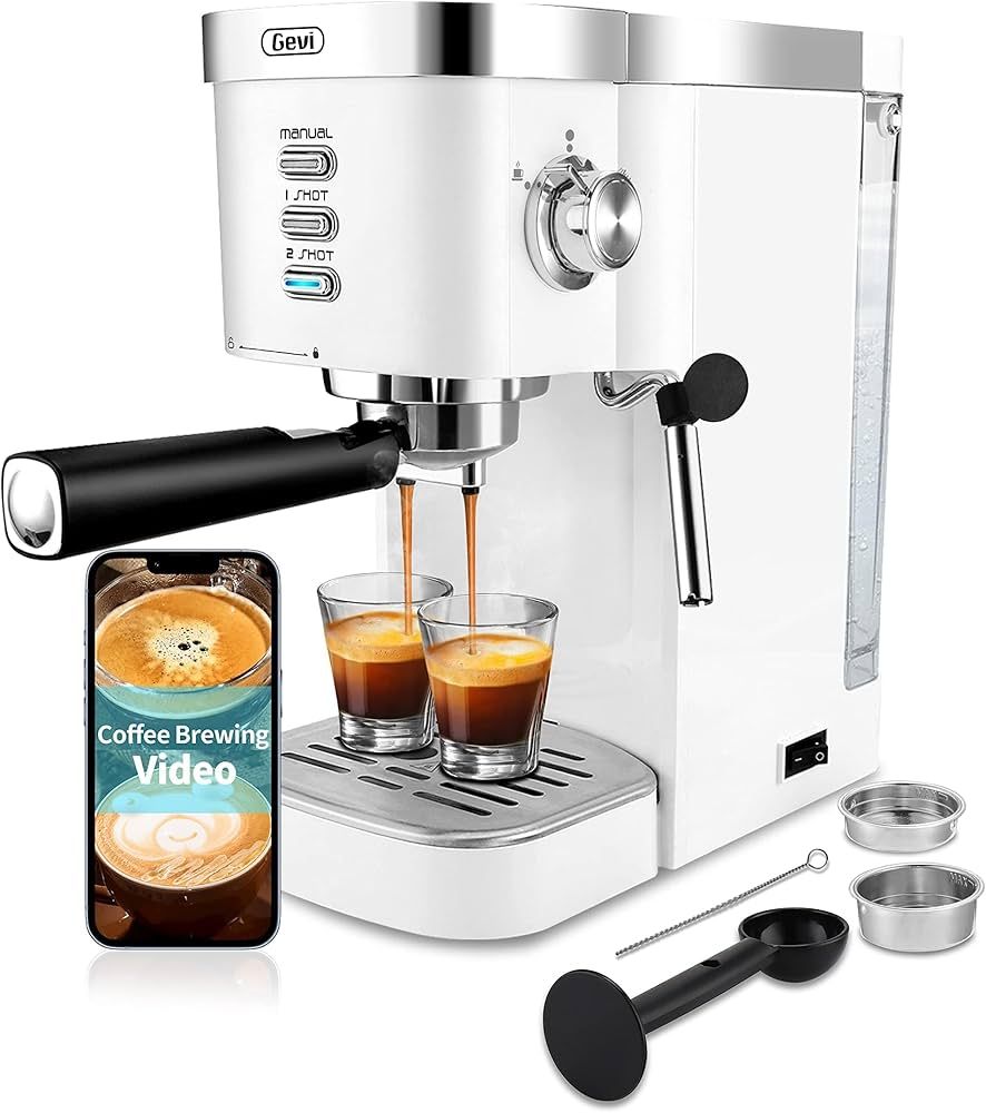 Amazon.com: Gevi Espresso Machines 20 Bar Fast Heating Commercial Automatic Cappuccino Coffee Mak... | Amazon (US)