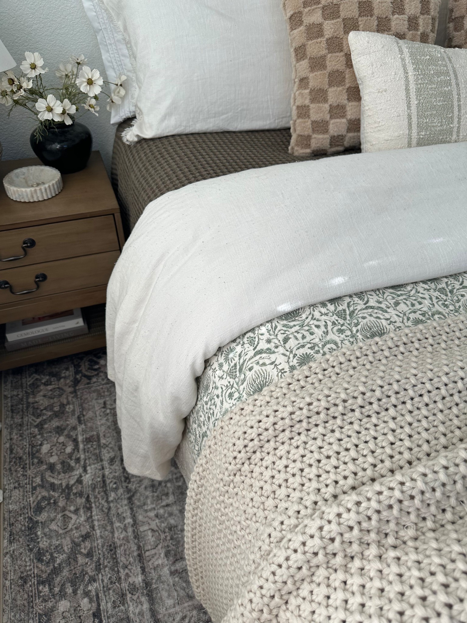 My bedroom rug on sale right now for Wayfair Spring Sale event!! It is so soft and the green tones are 😚👌🏻 



Find more content on Instagram @dealdesignco for more sources and daily finds from crate & barrel, CB2, Amber Lewis, Loloi, west elm, pottery barn, rejuvenation, William & Sonoma, amazon, shady lady tree, interior design, home decor, studio mcgee x target, bedroom furniture, living room, bedroom, bedroom styling, restoration hardware, end table, side table, framed art, vintage art, wall decor, area rugs, runners, vintage rug, target finds, sale alert, tj maxx, Marshall’s, home goods, table lamps, threshold, target, wayfair finds, Turkish pillow, Turkish rug, sofa, couch, dining room, high end look for less, kirkland’s, Ballard designs, wayfair, high end look for less, studio mcgee, mcgee and co, target, world market, sofas, loveseat, bench, magnolia, joanna gaines, pillows, pb, pottery barn, nightstand, throw blanket, target, joanna gaines, hearth & hand, floor lamp, world market, faux olive tree, throw pillow, lumbar pillows, arch mirror, brass mirror, floor mirror, designer dupe, counter stools, barstools, coffee table, nightstands, console table, sofa table, dining table, dining chairs, arm chairs, dresser, chest of drawers, Kathy kuo, LuLu and Georgia, Christmas decor, Xmas decorations, holiday, Christmas Eve, NYE, organic, modern, earthy, moody, faux plants, arm chair, wood constole table, nightstand, cabinet, burlwood, candlesticks, slipcover ottoman, floral throw pillow, framed art, home decor, woven basket 

#LTKSaleAlert #LTKHome #LTKSpringSale