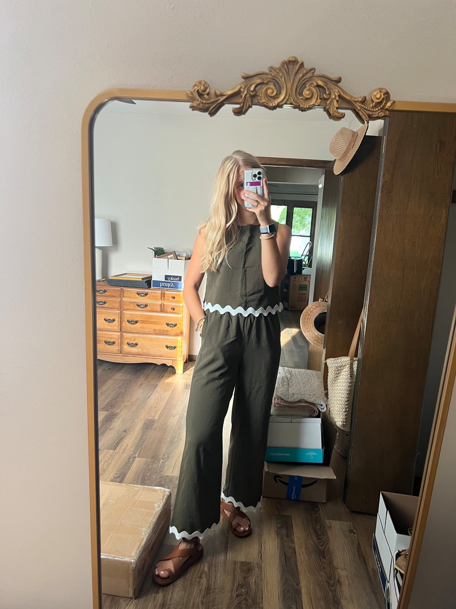 Another look at today’s Amazon office outfit — 07.08.25 💚🐸

Green Amazon set: size Medium
Brown Target sandals: size 8.5 (ON SALE FOR ONLY $21 TODAY!!💰)
Old Navy jean jacket: size Small

Amazon sets, Amazon style, Amazon finds, Amazon fashion, green sets, tank top sets, summer sets, comfy outfits, office outfits, Target shoes, Target finds, Target style, brown sandals, Old Navy denim, Amazon Prime Day deals, prime day deals, hot deals, trending finds, trending deals

#LTKFindsUnder50 #LTKShoeCrush #LTKSaleAlert