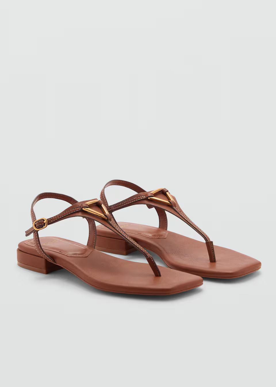 Metal detail sandals -  Women | Mango USA | MANGO (US)