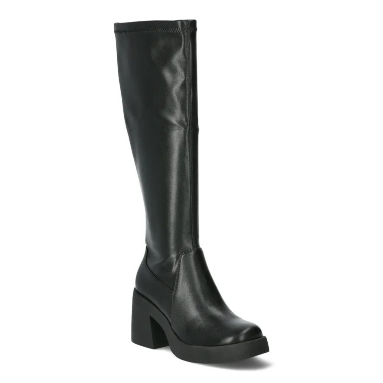 Madden NYC Women's Knee High Lug Sole Boot - Walmart.com | Walmart (US)