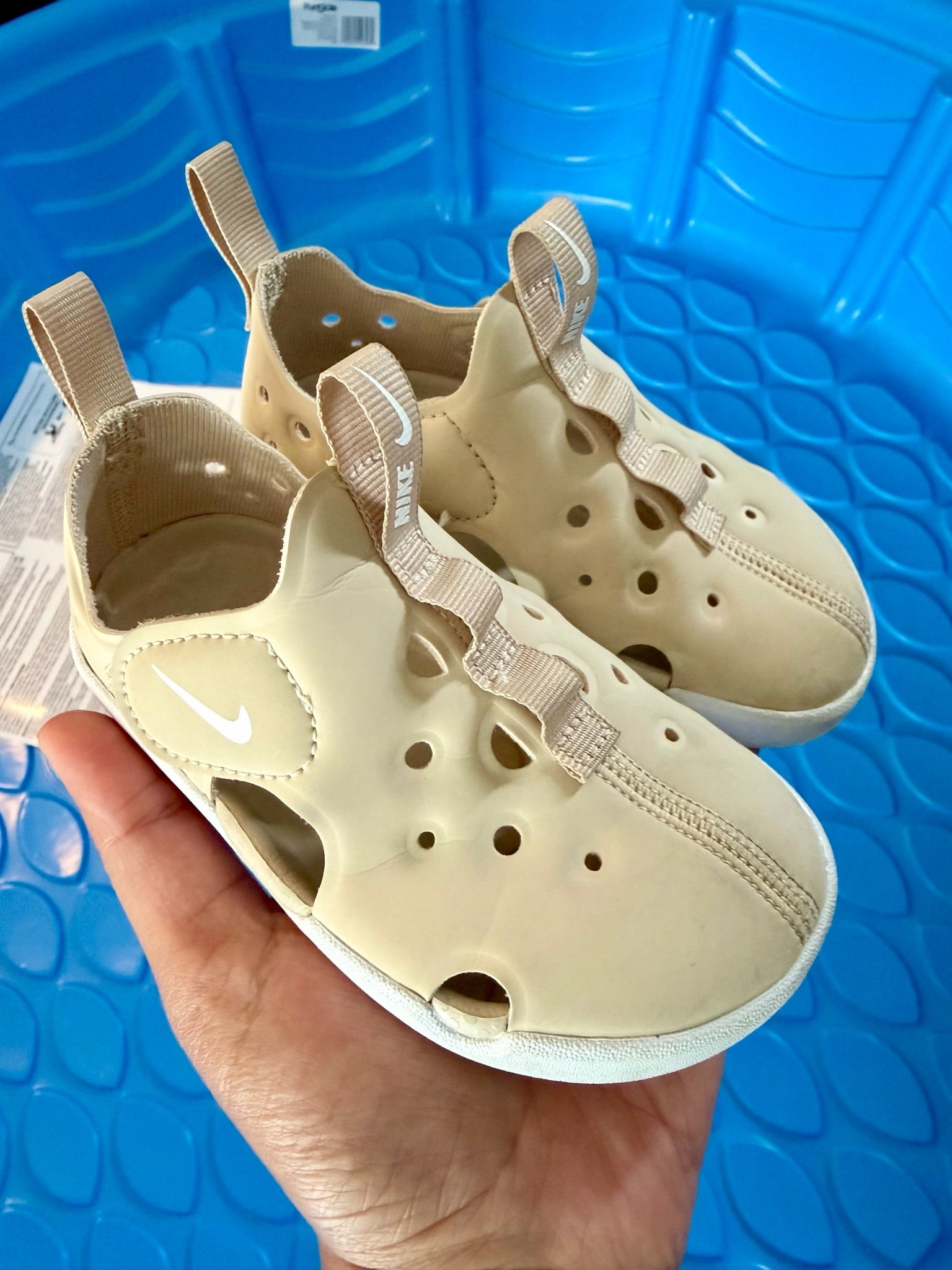 The best toddler everyday shoe!! They have a wide toe box, that also offer toe protection, they have heel support and they are waterproof so can get wet if playing with water this summer! Comes in other colors too 

#nike @Nike US

#LTKKids #LTKBaby #LTKmomlife
