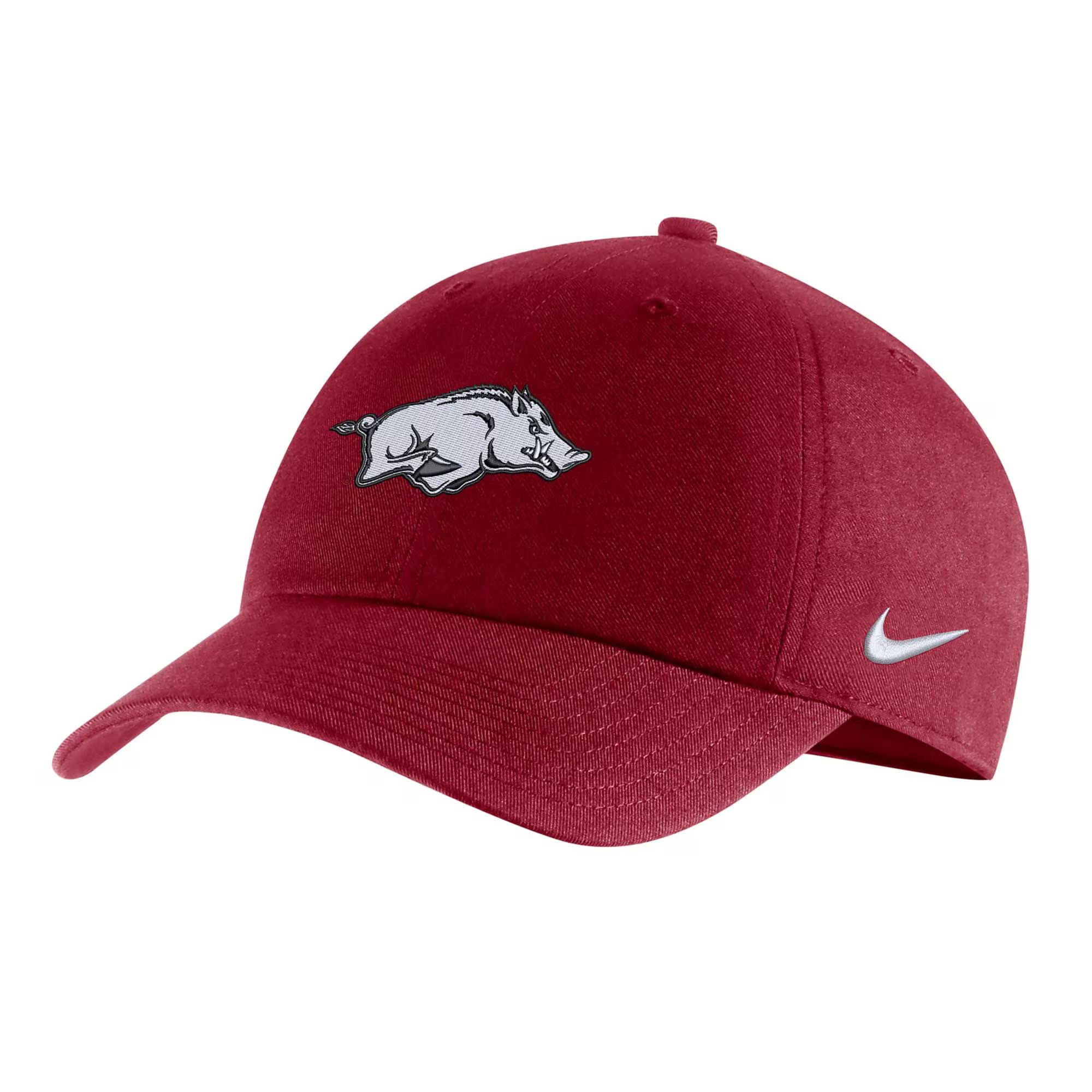 Arkansas Razorbacks Nike Heritage86 Logo Performance Adjustable Hat - Cardinal | Fanatics