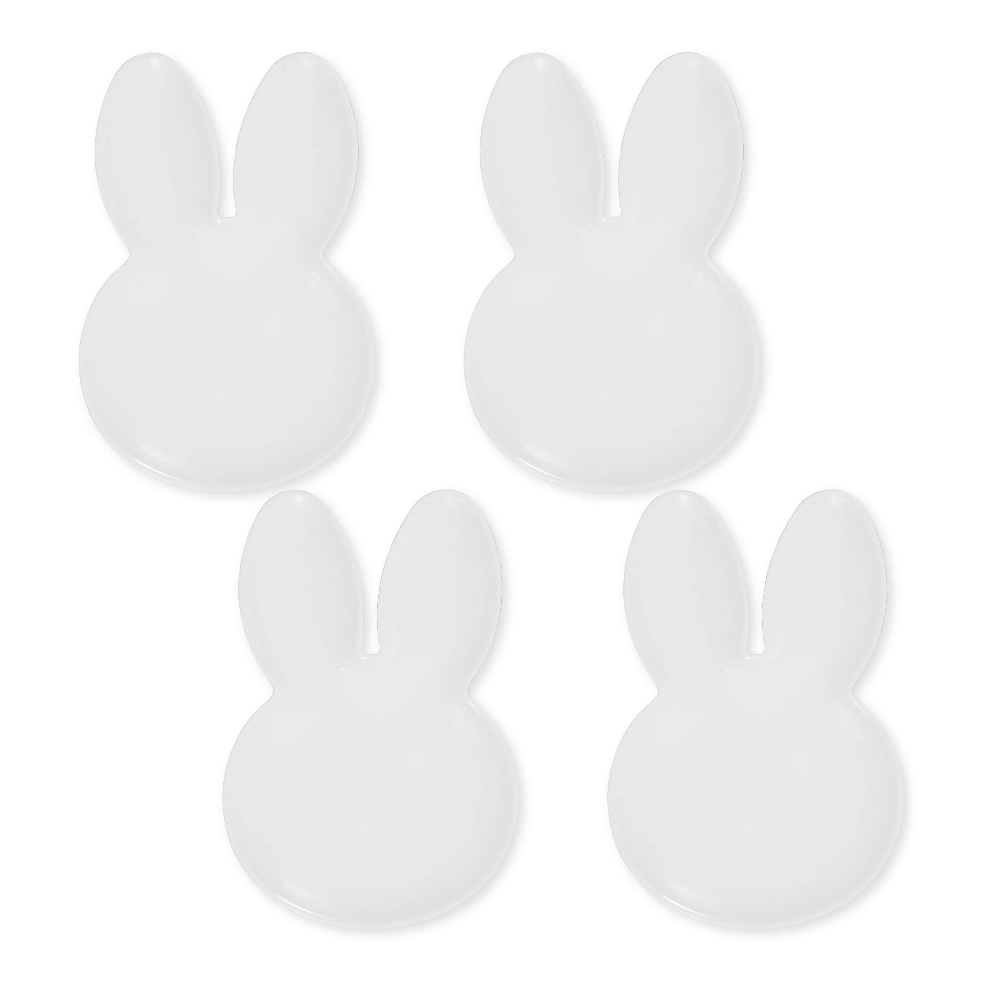 Supreme Housewares Easter Bunny Shaped Plates 4-Piece 10 Inch Melamine Serving Plate Dinner Plate... | Amazon (US)