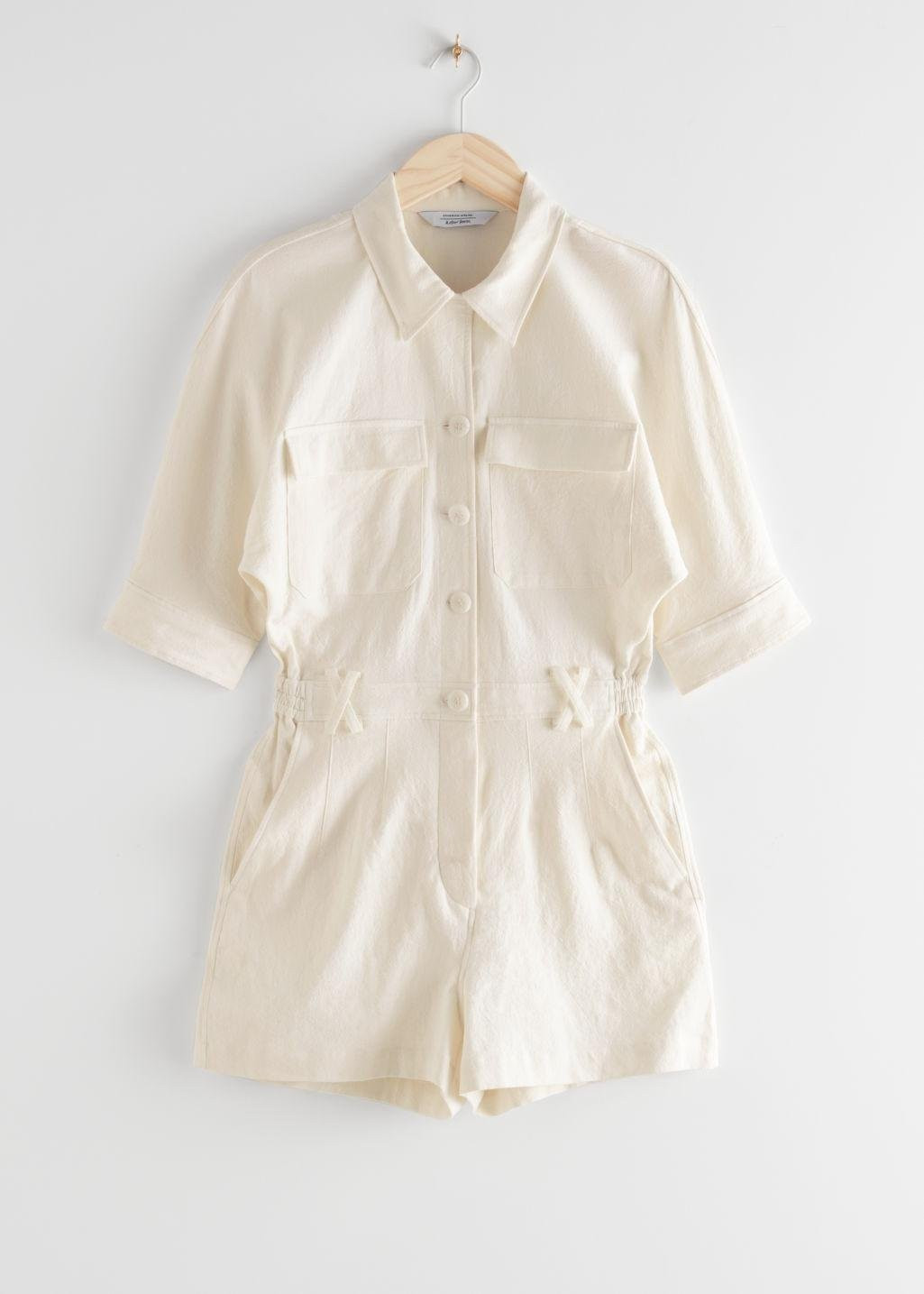 Voluminous Sleeve Romper | THE YES