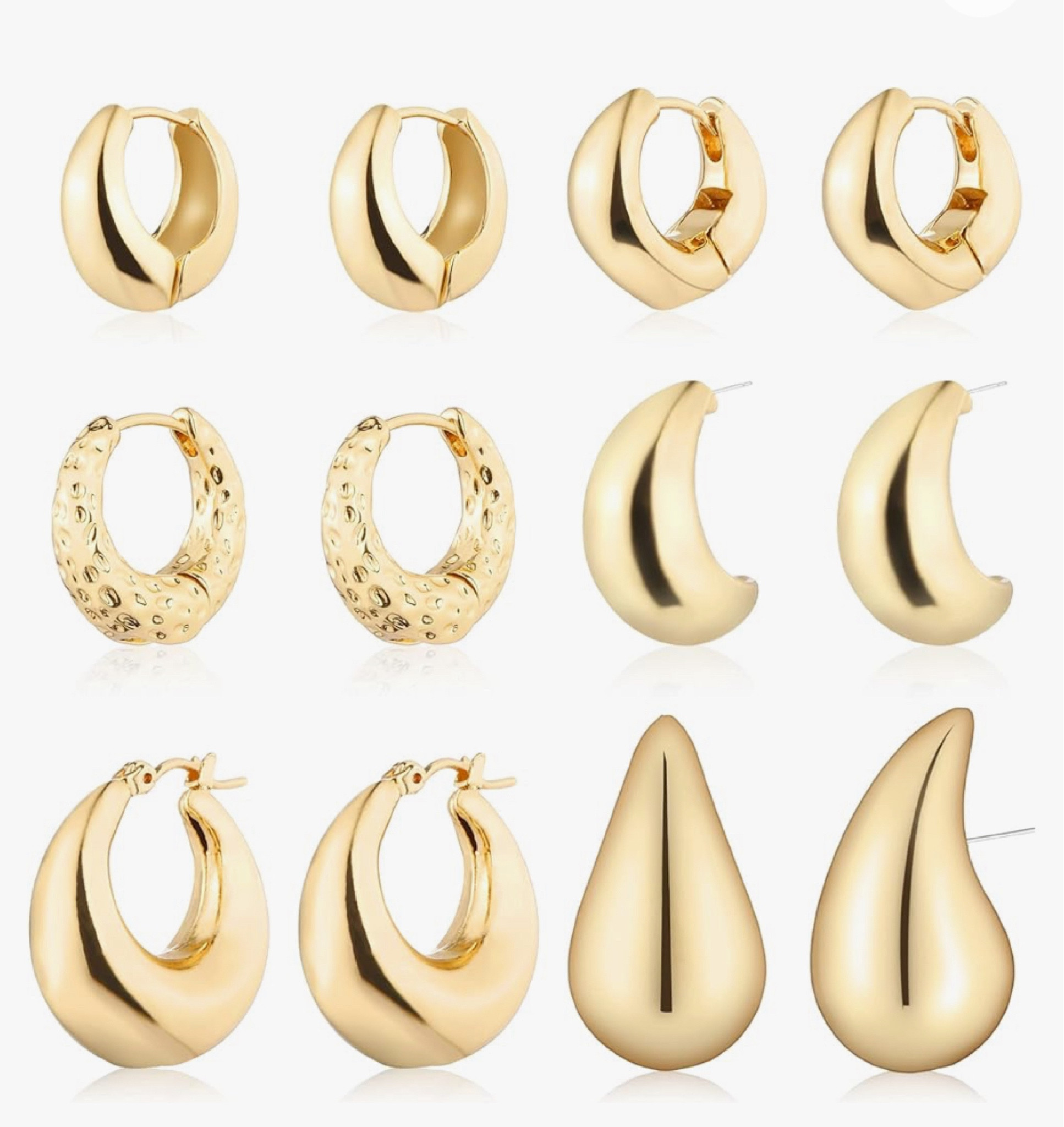 Gold Earring assortment 

#LTKstyletip
