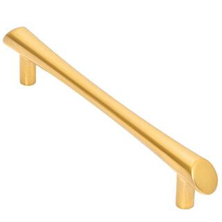 Wisdom Stone Corba 6-5/16 in. (160 mm) Brushed Gold Cabinet Pull | The Home Depot