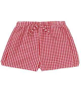 Originality Big Girls Gingham-Printed Woven Boxer Shorts | Dillard's | Dillard's