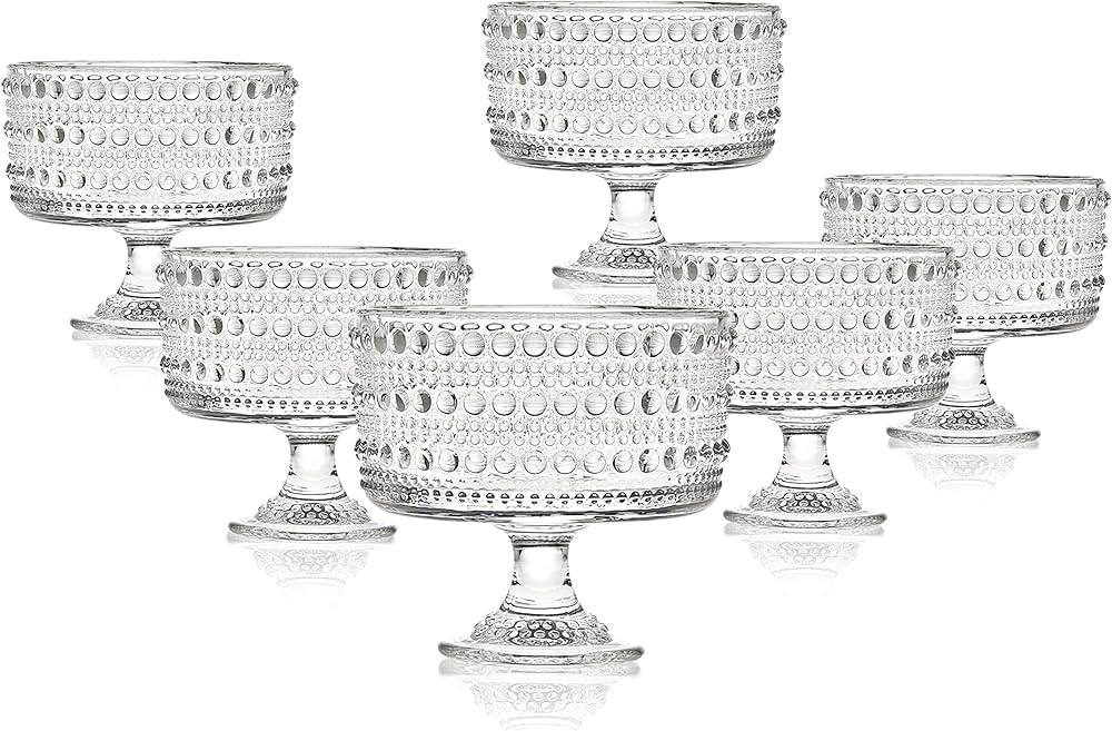 Godinger Taster Bowls, Crystal Trifle Tasters - Lumina, Set of 6 | Amazon (US)