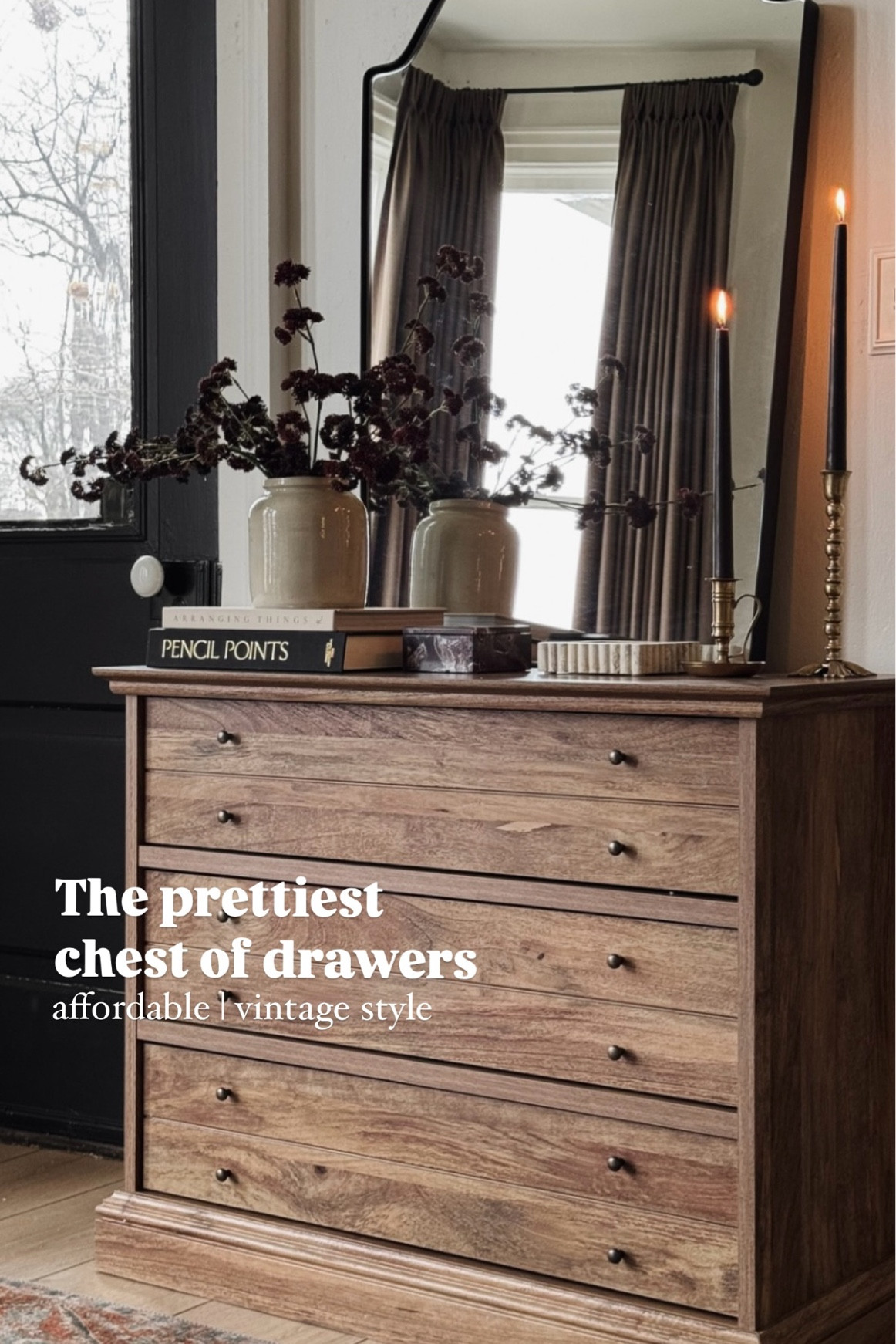 Glad that I finally decided to give this cabinet a try it. It’s super nice and roomy. It’s 36 inches wide would be a great large nightstand or small chest of drawers. I love the finish too Walmart, Amazon 

#LTKStyleTip #LTKSaleAlert #LTKHome