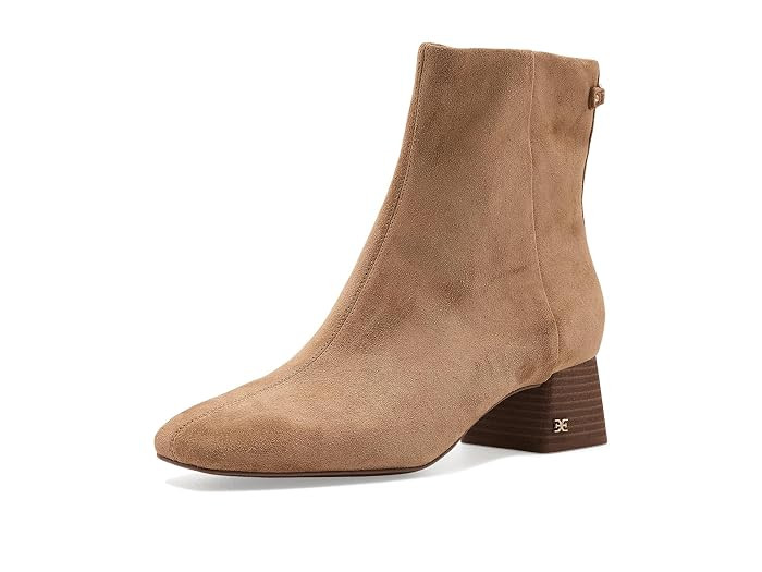 Sam Edelman Paige Women's Zip Boots Amber Brown : 10 M, Leather/Suede/Synthetic | Zappos.com