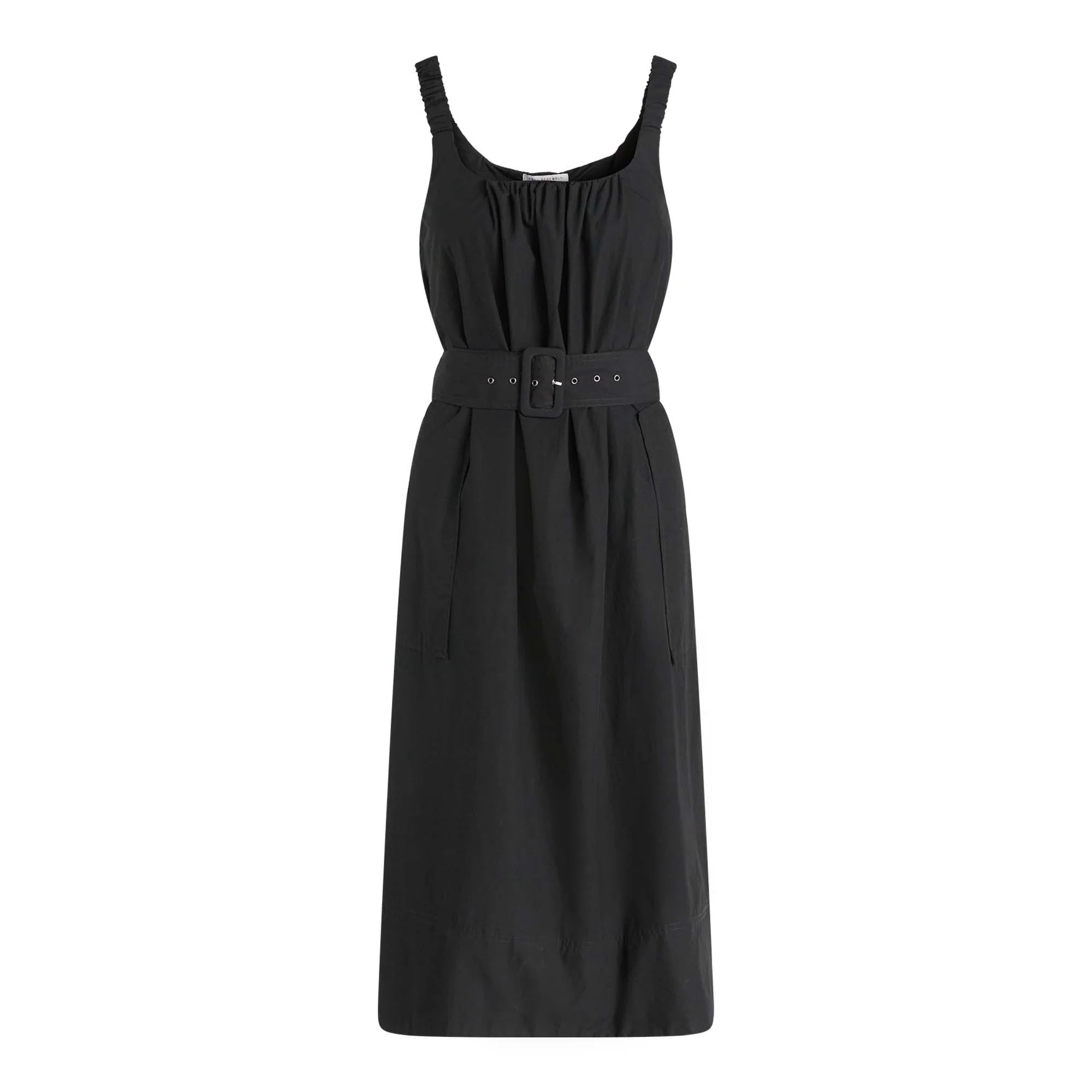Free Assembly Women's and Women's Plus Belted Cotton Utility Midi Dress, Sizes XS-4X | Walmart (US)