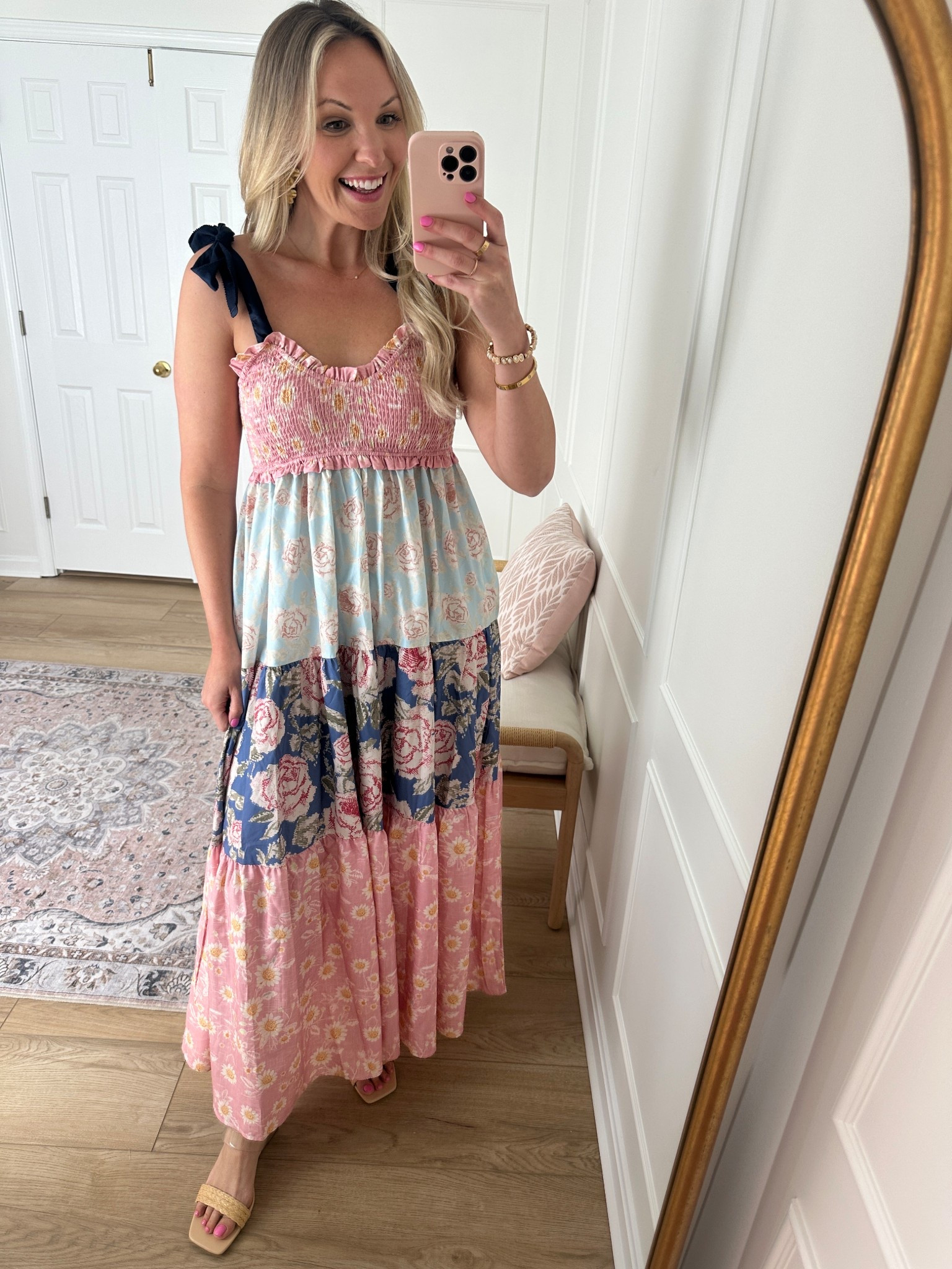 Spring dress look a like! Love this for family photos - winery dates - wearing a med 

#LTKBump #LTKSeasonal #LTKMidsize