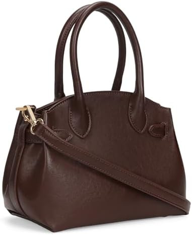 Small Top Handle Bag Designer Handbags for Women, Faux Leather Crossbody Bags Vintage Luxury Satc... | Amazon (US)
