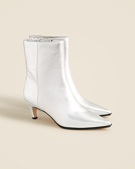 New Stevie ankle boots in metallic leather | J. Crew US