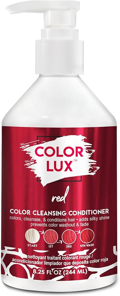 Color Cleansing Conditioner, Red, 3-in-1 Color Depositing Formula, Vegan, Sulfate-Free, Paraben-F... | Amazon (US)