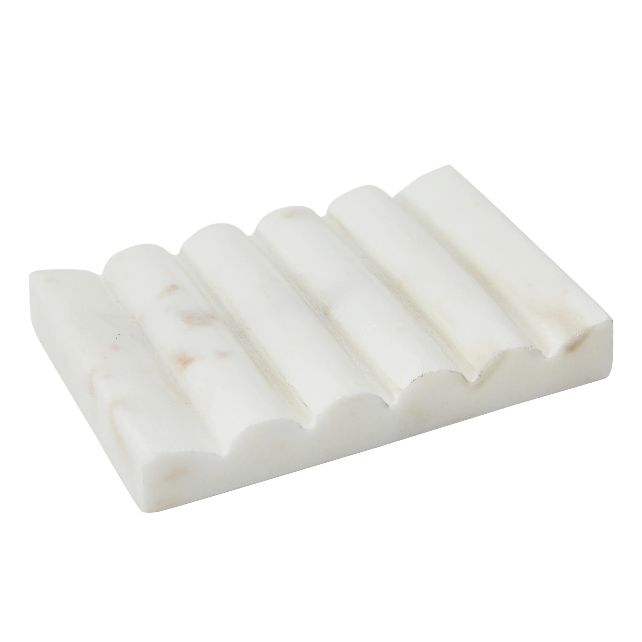 Creative Co-Op Contemporary Carved Marble Soap Dish for Bathrooms | Walmart (US)