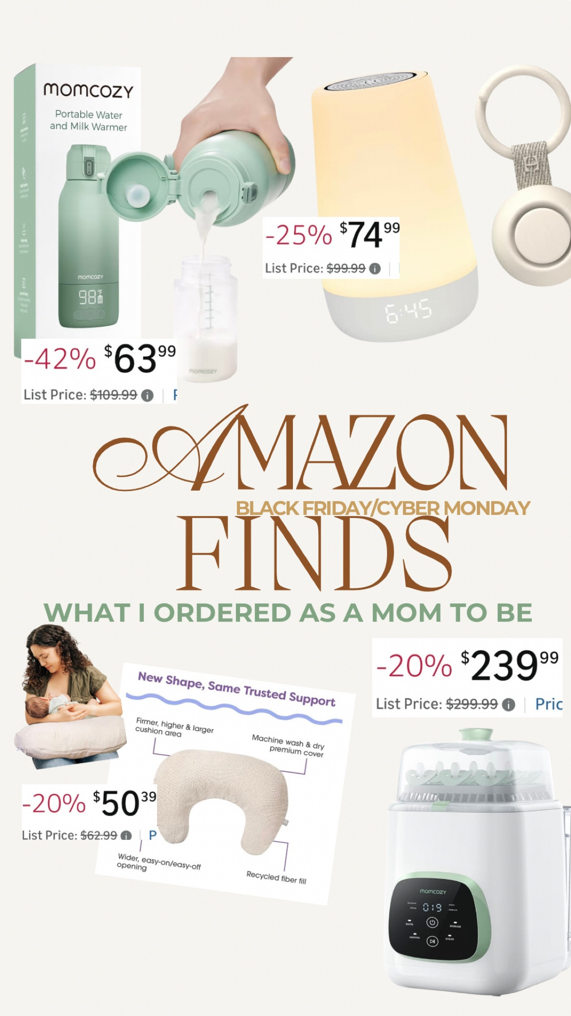 A few things I ordered since I’m due in March! Best time to save money on these mom must haves!

@amazon, #ad, #founditonamazon, #WinterFavorites2025



#LTKCyberWeek #LTKBump #LTKBaby