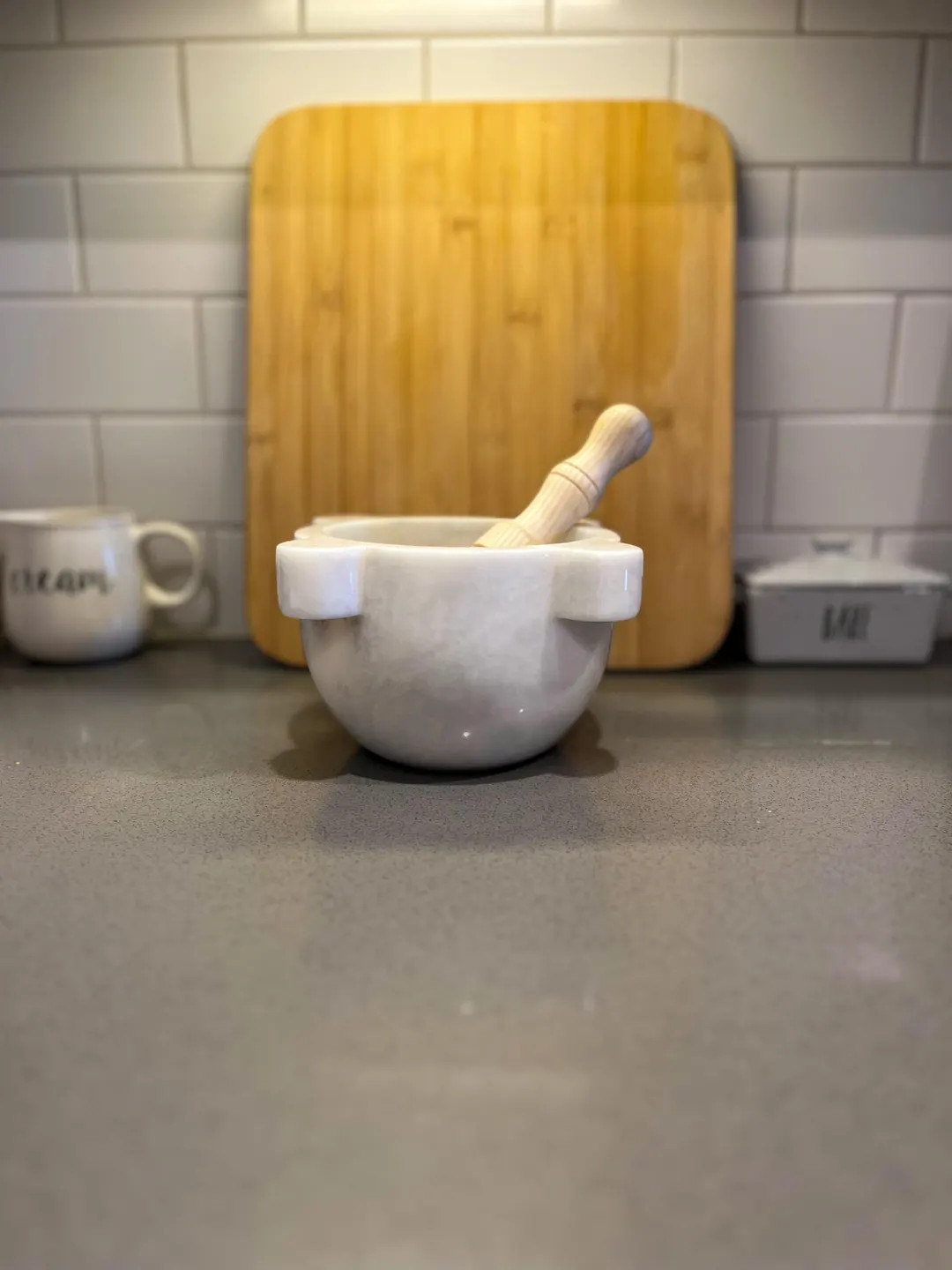 White Marble Mortar and Pestle Set, Italian Design Mortar Pestle Set, Herb Grinding Tool, Spice G... | Etsy (US)